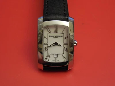 BAUME MERCIER RELÓGIO SOCIAL AÇO MACIÇO 22MM HAMPTON COM DATA - Imagem 1 de 4