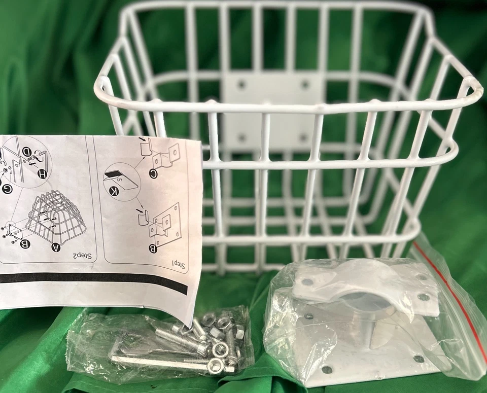 Cesta Bicicleta 6.5 Pulgadas Profundidad 9x9 Cesta Bicicleta Nueva Foto 1 de 4