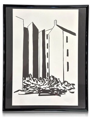 Werner Heldt – Berliner Trümmerlandschaft – Druck aus der Berliner Mappe – unsig - Bild 1 von 4