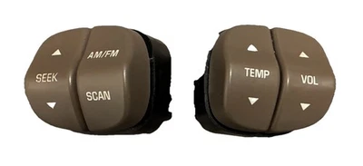 Buick Lesabre 2000-05 Volante Radio Control de Volumen Botones Beige Tostado Foto 1 de 2