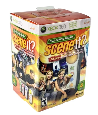 Scene It? Box Office Smash Trivia  2008 Microsoft Xbox 360 New Factory Sealed - Image 1 of 4