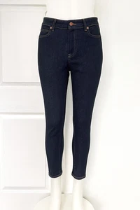 Eileen Fisher Dark Wash High Rise Jeggings Women's Sz 0 - Picture 1 of 5