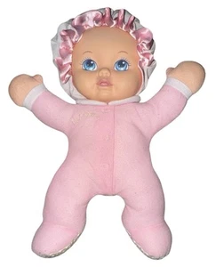 Playskool My Very Soft Baby Muñeca Rosa Chirrido 1990 Vintage Peluche Hasbro - Imagen 1 de 5