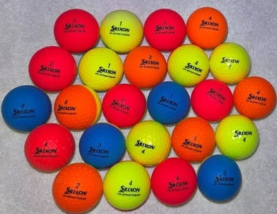 24 Srixon MINT, QStar/QStar Tour & Soft Feel Golf Balls Game/Tournament ready!! - Image 1 of 3
