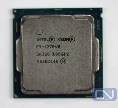 Intel Xeon E3-1270 v6 4 core 3.8GHz (4.2 Turbo) 8MB SR326 LGA1151 B Grade CPU - Image 1 of 4