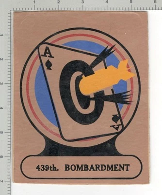 WW 2 US Army Air Force 439th Bombardment Squadron Paper Patch Inv# K4306 - Image 1 of 2