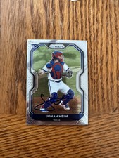 Jonah Heim Signed 2021 Prizm Rookie Rc Autographed Card Auto Texas Rangers