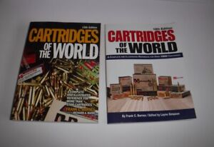 Lot of 2 CARTRIDGES OF THE WORLD BOOKS 12th & 13th Edition Frank C. Barnes