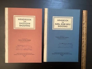 2 Western Cartridge Handbooks 1950: Small Bore Rifle & Shotgun Shooting SC - Picture 1 of 20