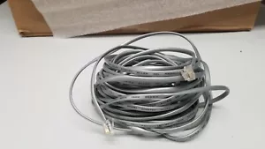 50ft Modular Telephone Extension Cord Grey - Zdjęcie 1 z 5