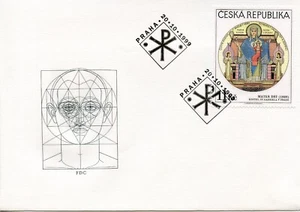 CZECH REPUBLIC  1999 Christian Paintings in the School of Beuron Style   FDC3338 - Picture 1 of 1