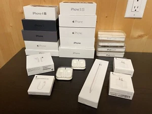 Lot Boîtes vides Apple iPhone, iPod Touch, crayon, écouteurs, USB-C - Photo 1 sur 3