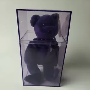 RARE ty Beanie Baby - PRINCESS DIANA the Purple Teddy Bear MINT Condition - Picture 1 of 12