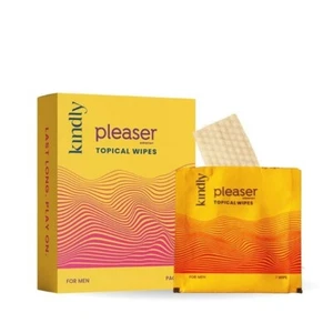 Kindly Pleaser Toallitas Tópicas para Hombres Retrasan el Tiempo de Juego Fácil de Usar Paquete de 3 - Imagen 1 de 7