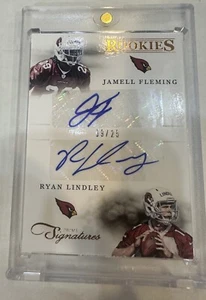 Fleming & Lindley 2012 Panini Prime Signatures Football Gold Dual Auto Card /25 - Picture 1 of 2