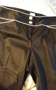 Cache Black Crop Pants size 12 - Picture 1 of 3