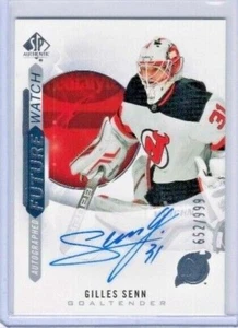 2020-21 SP Authentic Gilles Senn Future Watch Rookie Auto RC #'ed 652/999 - Picture 1 of 1