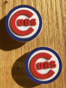 Equipo de béisbol de los Cachorros de Chicago de las Grandes Ligas para zapatos de cocodrilo Jibbitz - 2 piezas - Imagen 1 de 1
