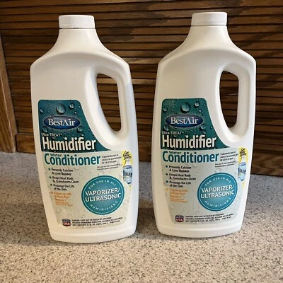 2X Best Air Ultra-Treat Humidifier Water Conditioner 32 Fl Oz Lot of 2 Bottles - Image 1 of 4