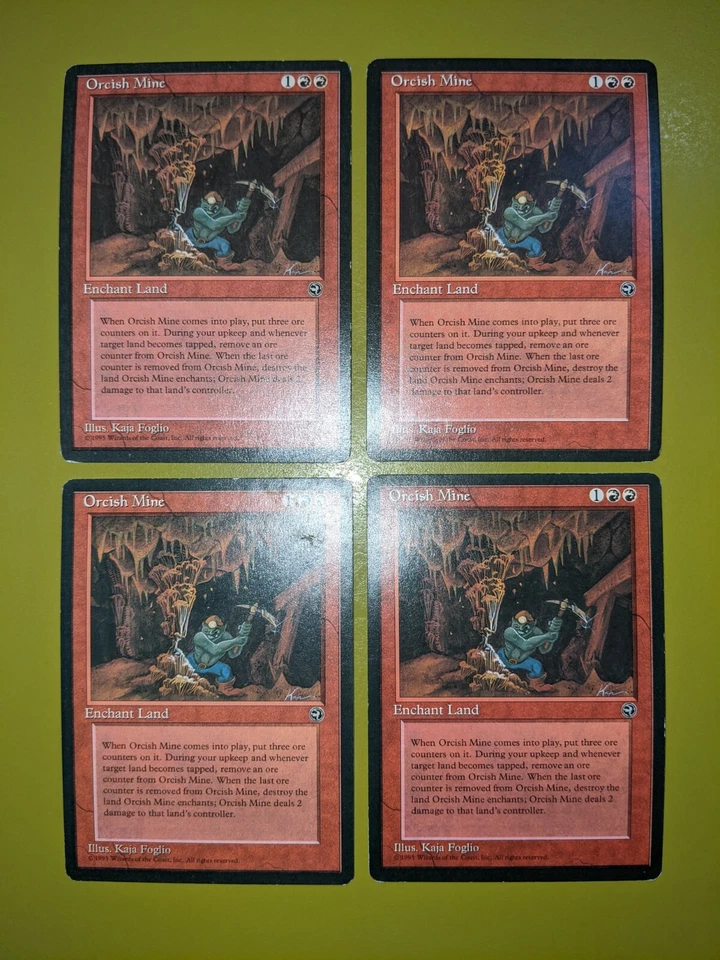 Orcish Mine x4 - Homelands - Magic the Gathering MTG 4x Playset - Image 1 of 1