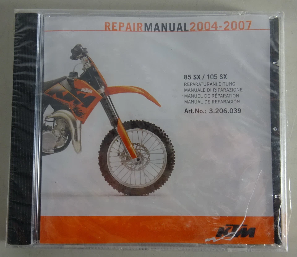 Manual De Taller KTM 85 SX / 105 SX Año 2004-2007 - Imagen 1 de 2