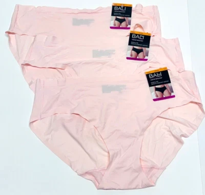 Bali DFEL63 Comfort Revolution Easylite Hipster Panty L 7 NWT 3 PACK - Image 1 of 4
