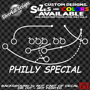 Philly Special Philadelphia Eagles Custom Vinyl Decal Sticker Super Bowl LII