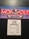 Monopoly Here & Now LOS ANGELES  AIRPORT  Title Deed Card GAME REPLACEMENT 2006
