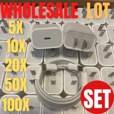 Venta al por mayor Cargador de pared rápido de 20 W Adaptador de corriente PD USB-C a iPhone Cable para Apple Foto 1 de 4