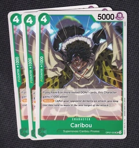 x3 Caribou ~ OP07-023 Uncommon One Piece 500 Years in the Future - Picture 1 of 1