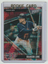 BRANDON LOWE Rays 2019 Panini Father's Day ESCHER SQUARES #51 SP RC #04/10 SSP