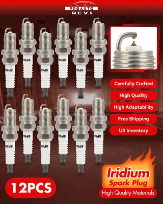 Juego de 12 bujías de iridio para 03-12 Maybach 62 Mercedes-Benz CL600 5,5 L V12 Foto 1 de 4