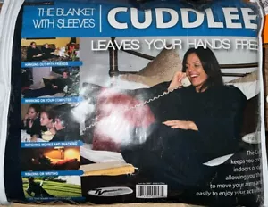Cuddlee The Blanket with Sleeves 55,1"x70,9" navy von Handy Trends #00947 - Bild 1 von 2