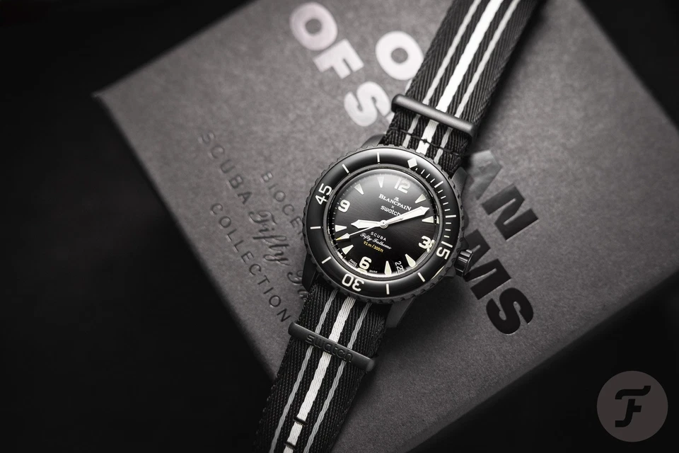 Reloj automático Blancpain x Swatch Ocean of Storms negro biocerámico para hombre 42 mm Foto 1 de 1