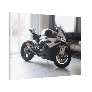 BMW Inspired S1000RR High Resolution Museum Quality Horizontal Canvas Print #002 - Picture 1 of 10