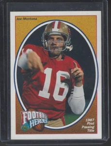 1991 UPPER DECK FOOTBALL HEROES #7 JOE MONTANA   NM-NM/MT - Picture 1 of 1