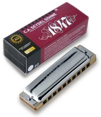 Seydel 1847 Classic Harmonica Steel Reeds-Sealed Wood-Key Choice +Bold Body Low! - Image 1 of 2