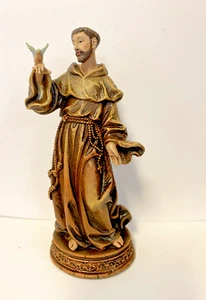 Estatua pequeña de San Francisco de Asís 6,25", nueva #AB-125 - Imagen 1 de 4