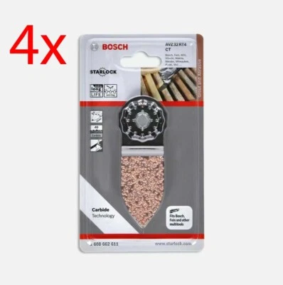 4 units of genuine Bosch ( AVZ 32 RT4 CT (abrasive) 2.608.66) STARLOCK - Bild 1 von 4