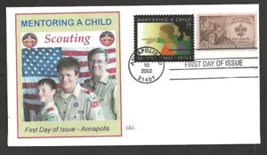2002 #3536 Mentoring child FDC CEC cachet Scouting - Picture 1 of 1