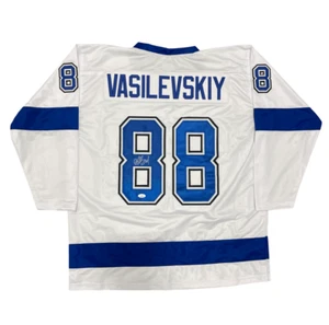 Andrei Vasilevskiy Signed Tampa Bay Lightning Custom Jersey JSA COA - Picture 1 of 3