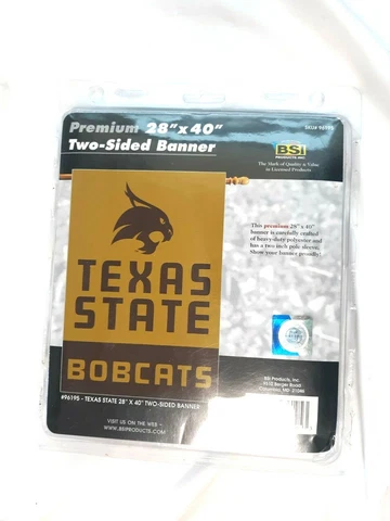 Texas State Bobcats 28" x 40" Two-Sided Banner Cover