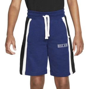 Nike Boy's Colorblock Shorts Blue Black White BV3600-492 - Picture 1 of 9