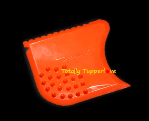 Tupperware Scrape Em All Multipurpose Kitchen Gadget Scraper Scrubber Orange - Picture 1 of 1