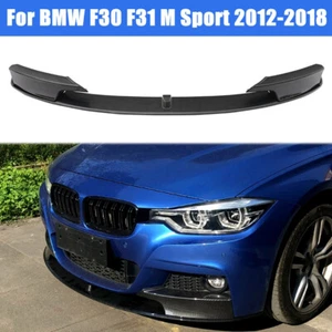 Divisor de parachoques delantero fibra de carbono labial para BMW Serie 3 2012-2018 F30 F31 M-Sport - Imagen 1 de 9