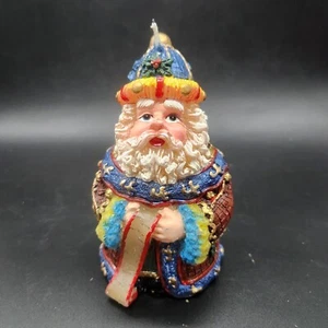 Vintage Santa Checking His List Christmas Candle Two's Company - Picture 1 of 6