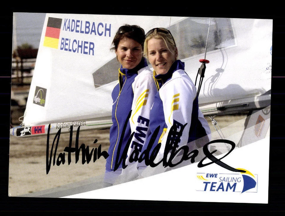 Kathrin Kadelbach und Friederike Belcher Original Signiert Segeln + A 176384 - Bild 1 von 1