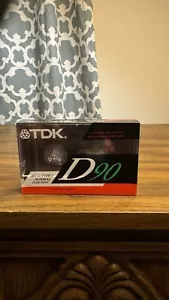TDK D 90 cassette, IEC I/Normal Position, SEALED, NEW, 1990 - Picture 1 of 3