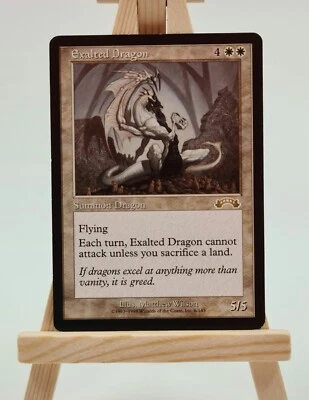 Exalted Dragon Exodus Magic Karte englisch (Ehrwürdiger Drache) 6/143 - Bild 1 von 2