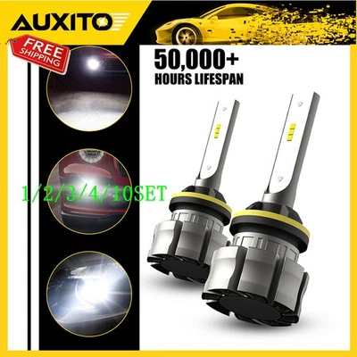 AUXITO 880 892 893 LED Fog Light Bulb Conversion Kit 4000LM  100W White 1~10Set - Image 1 of 4